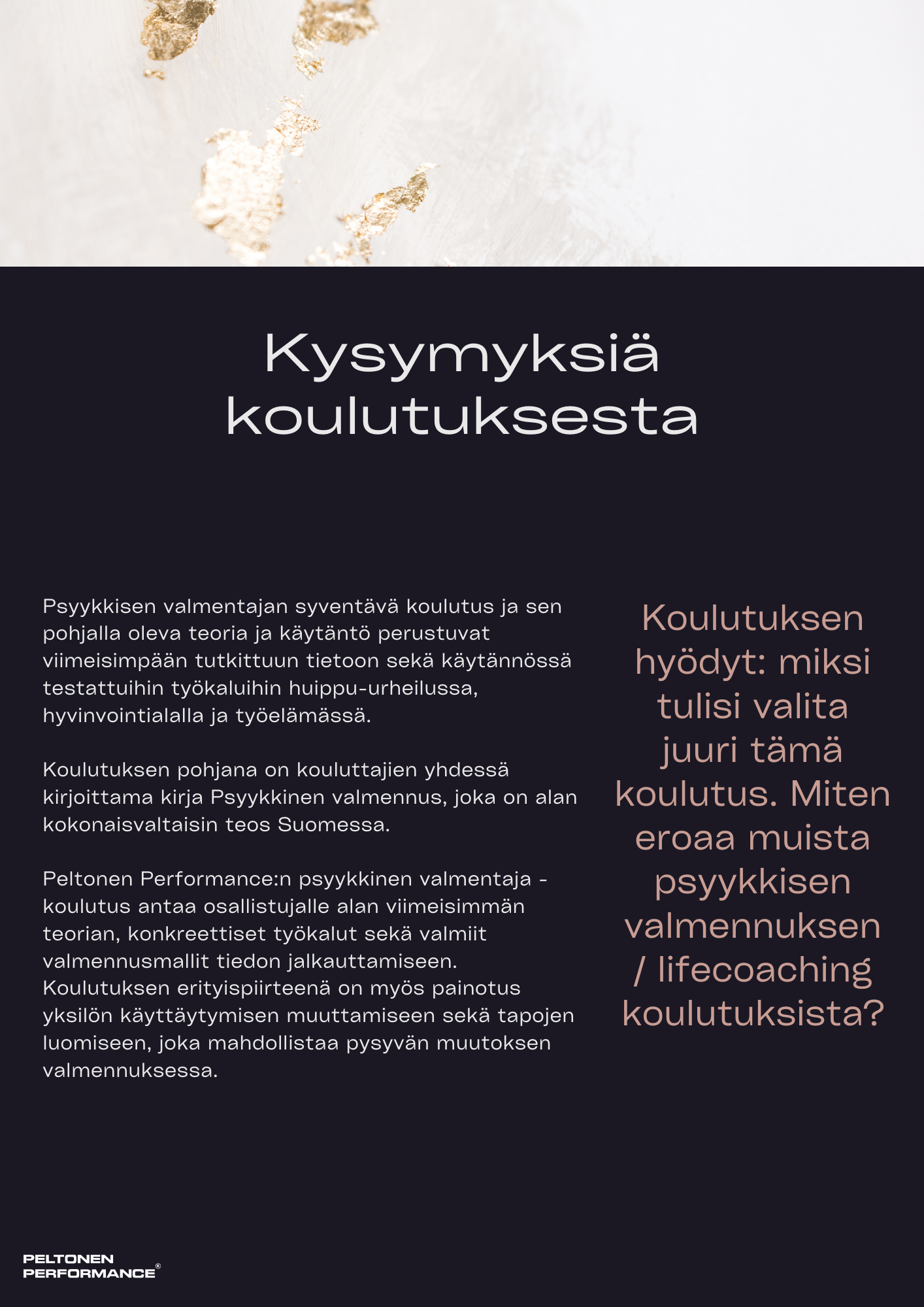 ILMAINEN Psyykkinen valmennus - koulutusopas